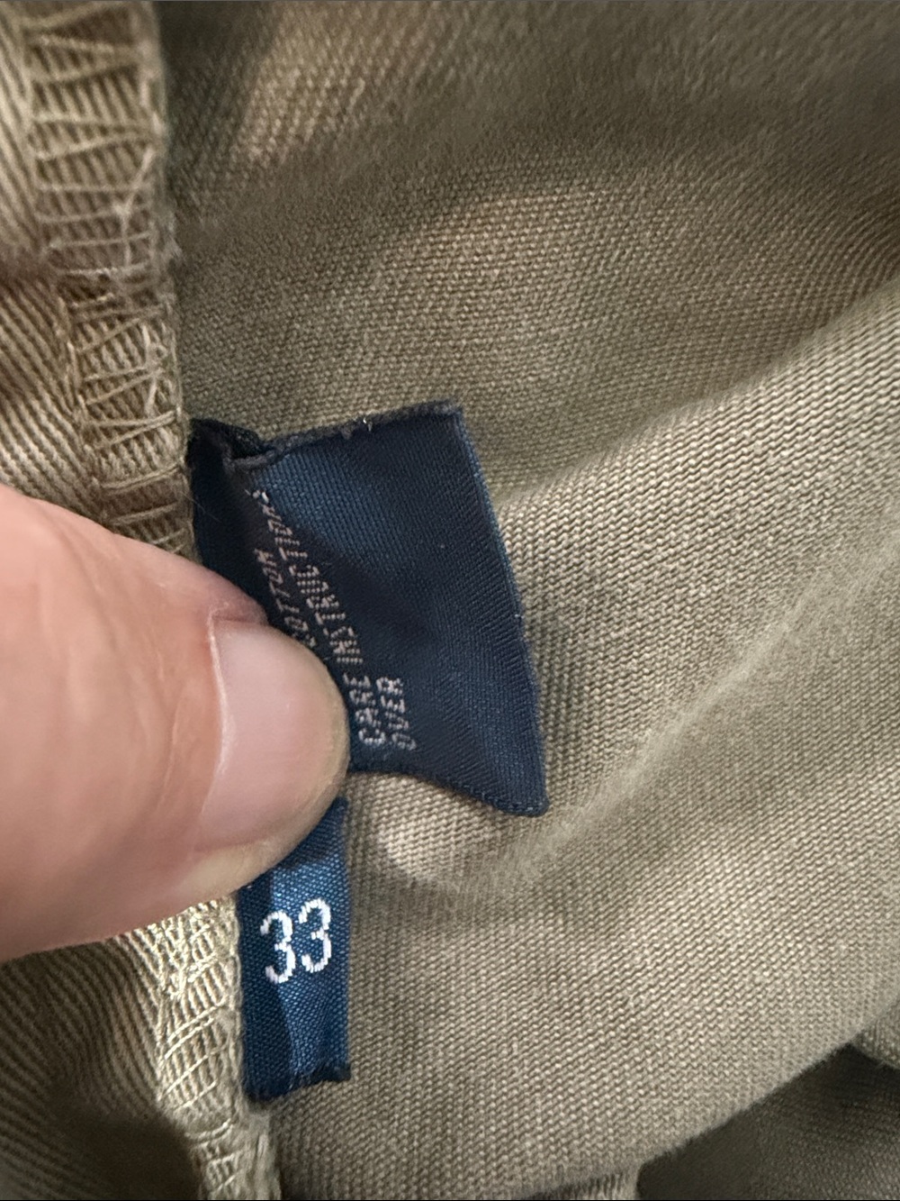 Ralph Lauren Polo Men's Olive/ Khaki  Flat-Front Chino Shorts - Picture 8 of 9
